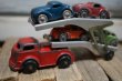 画像1: Barclay diecast トランスポーター & ミニカー 4台セット  (1)