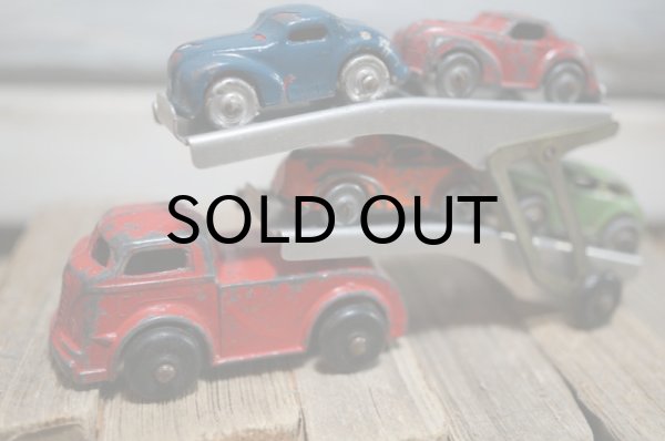 画像1: Barclay diecast トランスポーター & ミニカー 4台セット  (1)