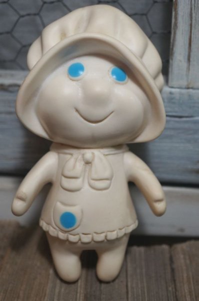 画像1: Pillsbury　Poppin' Fresh  Dough Boy ポピーフレッシュ　ソフビドール (1)