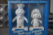 画像1: Pillsbury　Poppin' & Poppie Fresh  Dough Boy ドゥーボーイ　ソフビドール　未開封