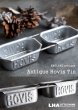 画像1: 【RARE】 ENGLAND antique HOVIS 業務用パンミニ焼き型 ベーキングティンモールド未使用品 2連 1930's (1)