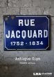 画像1: FRANCE antique 素敵な街並みに飾られていた ホーローストリートサイン RUE 1930's  (1)