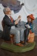 画像1: Norman Rockwell 陶磁器製　置物　The Doctor and The Doll (1)