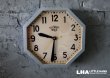 画像2: 【RARE】FRANCE antique BRILLIE wall clock オクタゴン クロック 掛け時計 26.3cm 1920－30's (2)