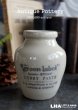 画像1: ENGLAND antique green label CUlRRY PASTE カリーペースト H9.5cm 陶器ポット ボトル 1900's (1)