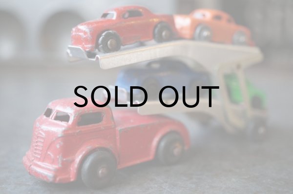 画像1: Barclay diecast トランスポーター & ミニカー 4台セット  (1)