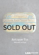 画像: ENGLAND antique Allenburys GLYCERINE & BLACK CURRANT PASTILLES TIN ブリキ缶 1930's