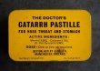 画像2: ENGLAND antique CATARRH PASTILLE TIN ブリキ缶 1950-70's (2)