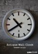 画像1: GERMANY antique GW [Gerätewerk Leipzig] wall clock アンティーク 掛け時計 クロック 37cm 1960's インダストリアル 工業系 (1)