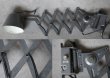 画像6: U.S.A. antique SCISSOR LAMP アメリカアンティーク  小さな ミニ シザーランプ インダストリアル 工業系 1950-60's (6)