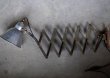 画像5: FRANCE antique SCISSOR LAMP フランスアンティーク シザーランプ アコーディオンランプ インダストリアル 工業系 1950's (5)
