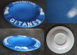 画像2: FRANCE antique フランスアンティーク GITANES ジタン 陶器製 灰皿 アシュトレイ フレンチパブ 1960's (2)