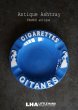 画像1: FRANCE antique フランスアンティーク GITANES ジタン 陶器製 灰皿 アシュトレイ フレンチパブ 1960's (1)
