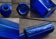 画像3: ENGLAND antique イギリスアンティーク NOT TO BE TAKEN 鮮やかなコバルトブルー ガラスボトル ［2oz］ H10.5cm ガラス瓶 1900-20's (3)