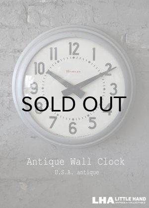 画像: U.S.A. antique SIMPLEX wall clock アメリカアンティーク シンプレックス社製 掛け時計 スクール クロック 38cm 1960's インダストリアル 工業系