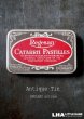 画像1: ENGLAND antique イギリスアンティーク Boots CATARRH PASTILLES ティン缶 ブリキ缶 1920-30's (1)