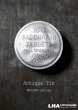 画像1: ENGLAND antique イギリスアンティーク Boots SACCHARIN TABLETS 小さなアルミケース 4.2cm アルミ缶 1930-60's (1)