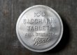 画像2: ENGLAND antique イギリスアンティーク Boots SACCHARIN TABLETS 小さなアルミケース 4.2cm アルミ缶 1930-60's (2)