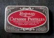 画像2: ENGLAND antique イギリスアンティーク Boots CATARRH PASTILLES ティン缶 ブリキ缶 1920-30's (2)