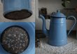 画像4: FRANCE antique フランスアンティーク 二段式 ホーロー コーヒーポット エナメル 1930's (4)