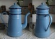 画像2: FRANCE antique フランスアンティーク 二段式 ホーロー コーヒーポット エナメル 1930's (2)