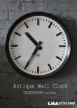 画像1: CZECHOSLOVAKIA antique PRAGOTRON wall clock チェコスロバキアアンティーク パラゴトロン社 掛け時計 ラージサイズ クロック 49cm 1970's