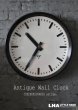 画像1: CZECHOSLOVAKIA antique PRAGOTRON wall clock チェコスロバキアアンティーク パラゴトロン社 掛け時計 ラージサイズ クロック 49cm 1970's (1)
