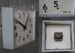 画像2: FRANCE antique フランスアンティーク BRILLIE wall clock ブリエ 掛け時計 クロック スクエア 19cm 1950's (2)