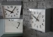 画像4: FRANCE antique フランスアンティーク BRILLIE wall clock ブリエ 掛け時計 クロック スクエア 19cm 1950's