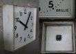 画像3: FRANCE antique フランスアンティーク BRILLIE wall clock ブリエ 掛け時計 クロック スクエア 32cm 1950's (3)