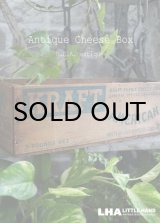 画像: USA antique アメリカアンティーク KRAFT クラフト 木製 チーズボックス 5LBS 木箱 WOOD BOX 1920-40’ｓ