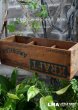 画像1: USA antique アメリカアンティーク KRAFT クラフト 木製 チーズボックス 仕切り入 5LBS 木箱 WOOD BOX 1920-40’ｓ (1)