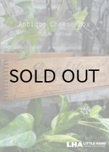 画像: USA antique CHEESE BOX Breakstone's アメリカアンティーク 木製 チーズボックス 木箱