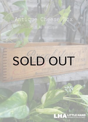 画像: USA antique CHEESE BOX Breakstone's アメリカアンティーク 木製 チーズボックス 木箱