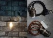 画像6: FRANCE antique Lamp フランスアンティーク ホーロー ペンダントランプ ソケット&コード付き Black 黒 1940-50's   (6)
