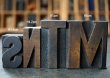 画像3: U.S.A. antique アメリカアンティーク 木製プリンターブロック【C】 Ｈ5ｃｍ スタンプ はんこ 数字 1900-40's  (3)