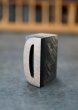 画像2: U.S.A. antique アメリカアンティーク 木製プリンターブロック【D】 Ｈ3.4ｃｍ スタンプ はんこ 数字 1900-40's  (2)
