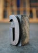 画像2: U.S.A. antique アメリカアンティーク 木製プリンターブロック【G】 Ｈ4.2ｃｍ スタンプ はんこ 数字 1900-40's  (2)