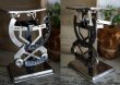 画像2: GERMANY antique ドイツアンティーク BILATERAL レタースケール ポスタルスケール H16m はかり silver&black  1940-50's  (2)