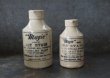 画像5: ENGLAND antique イギリスアンティーク Majic JET STAIN （Mサイズ）陶器ポット 陶器ボトル 瓶 1900-15's (5)