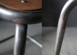 画像4: FRANCE antique ARMY STOOL ・ARMY CHAIR フランスアンティーク  フランス軍 アーミー スツール チェア アイアン 鉄 1950-60's (4)