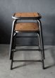 画像5: FRANCE antique ARMY STOOL ・ARMY CHAIR フランスアンティーク  フランス軍 アーミー スツール チェア アイアン 鉄 1950-60's (5)