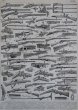 画像2: FRANCE antique ART PAPER  フランスアンティーク 辞書・図鑑の1ページ ［ライフル・銃］ 描画 アンティークアート 1900's (2)