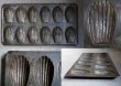画像3: FRANCE antique フランスアンティーク ベーキングティンモールド マドレーヌ型 お菓子焼き型 1930-40' (3)
