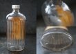 画像4: ENGLAND antique イギリスアンティーク ラベル・キャップ付き ガラスボトル H17cm ガラス瓶 1950's