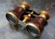 画像2: ENGLAND antique イギリスアンティーク 真鍮・レザーカバー オペラグラス ブラス Opera Glasses 双眼鏡 1900-30's  (2)