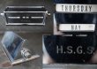 画像4: ENGLAND antique イギリスアンティーク 万年 デスクカレンダー 1950's 卓上 メカニカルカレンダー シルバー ヴィンテージカレンダー (4)