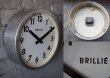 画像3: FRANCE antique BRILLIE wall clock フランスアンティーク 掛け時計 ヴィンテージ クロック 26cm 1950-60's (3)
