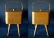 画像3: ENGLAND antique イギリスアンティーク ソーイングボックス 脚付き ソーイングケース 手芸箱 1950's (3)