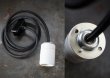 画像2: ペンダントランプ 陶器製 ソケット＆コード  E26 ブラックコード (2)